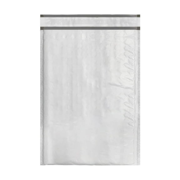 SSBM #2 Poly Bubble Mailers 8.5" x 12" 200 Pack White Waterproof Padded Envelopes for Secure Shipping