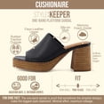 thumbnail image 2 of Cushionaire Women's Keeper soft one band Heel Sandal +Memory Foam, Wide Widths Available, 2 of 16