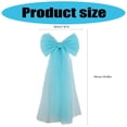 thumbnail image 3 of Bowknot Curtain Tiebacks Decorative Curtain Tie Backs Curtains Holdbacks Holders Cord for Home Office Window Drapery, 3 of 9