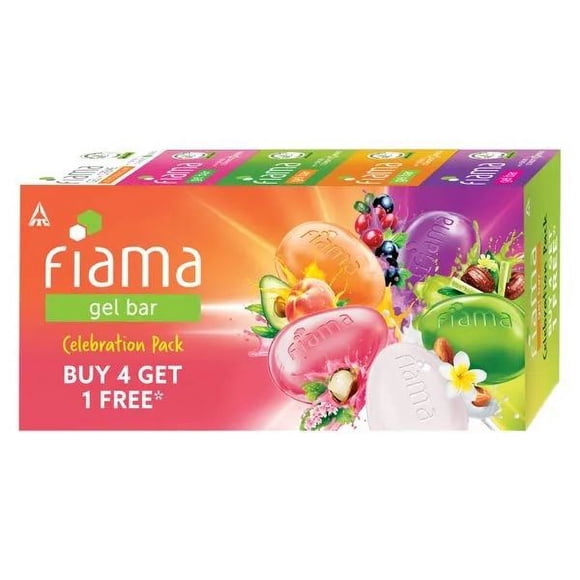 Fiama Gel Bar Celebration Pack (Buy 4 Get 1 Free)
