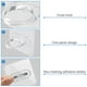 thumbnail image 3 of Injueey Perchas para abrigos de pared, ganchos transparentes autoadhesivos para cocina de 2kg, soportes para toallas de baño, organizadores de puerta Almacenamiento y organización del hogar 3 piezas Injueey HA009906-02, 3 of 6