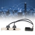 thumbnail image 4 of Card Mini PCI-E Ethernet Networks Card Adapter Gigabit Dual RJ45 Port for  82583V, 4 of 8