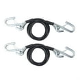 thumbnail image 2 of BX88196, 7500 lbs Capacidad de Carga Remolque de Seguridad Cable de Seguridad de Acero Caballas de Seguridad Cables de Brailer Negro de Alta Resistencia Con Gancho S Para Autocaravana, 2 of 7
