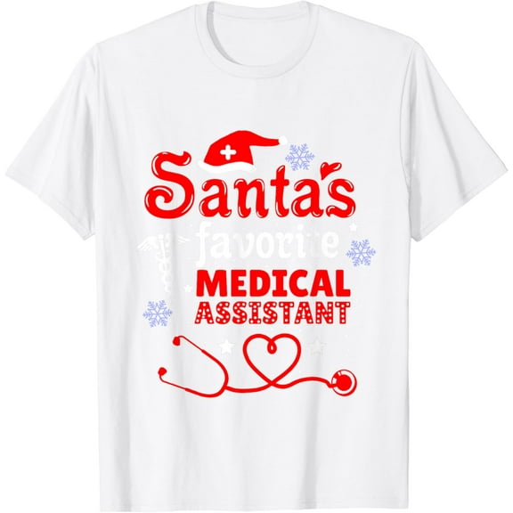 Santas Favorite Medical Assistant Christmas T-Shirt