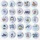 thumbnail image 1 of Adviento De Navidad De 44586 Números, Conjunto De Botones Redondos Para Decoración De Regalo Para Cintas, Bolsas De Tela, Paquetes Sweethay HA044220-03, 1 of 6