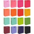 thumbnail image 2 of 16 Colors Gift Bags with Tissue Paper for Wedding, Birthday, Party Supplies-7.9"x4.3"x9.6" Light Color Series Medium Size Cardboard Gift Bags （16pcs Bags + Tissue Paper ）, 2 of 4