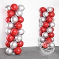 thumbnail image 4 of Globos de doble capa para decoración de boda, Globos de color rojo cereza, propuesta de Día de San Valentín, fiesta de cumpleaños, Baby Shower, 10/12 pulgadas, 4 of 4