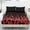 Bow Candy Cane, variant on Yuyamidu Christmas Argyle 3 Piece Bedding Sheet Set, Fitted Sheet with Deep Pocket & 2 Pillowcases, Soft Breathable Bed Cover Set for Bedroom Holiday Decor, Twin