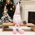 thumbnail image 2 of Muñeca de peluche sin rostro Inteprter decoración del hogar Navidad hombre gnomo blanco, 2 of 6