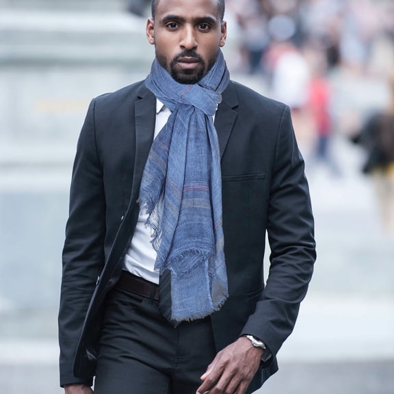 NIAIZEK Comfortable Warm Cotton Scarf Versatile Stylish Scarf for Daily Use