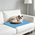 thumbnail image 6 of Cooling Mat for Dogs Cats Portable Pet Cooling Pad Non Slip Washable Large Puppy Ice Pad for Crate Sofa Floor Hot Weather Relief, 6 of 7