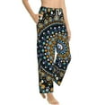 thumbnail image 3 of Kdxio Women's Comfy Stretch Dot MandalaPrint Drawstring Pajama Pants-Medium, 3 of 9