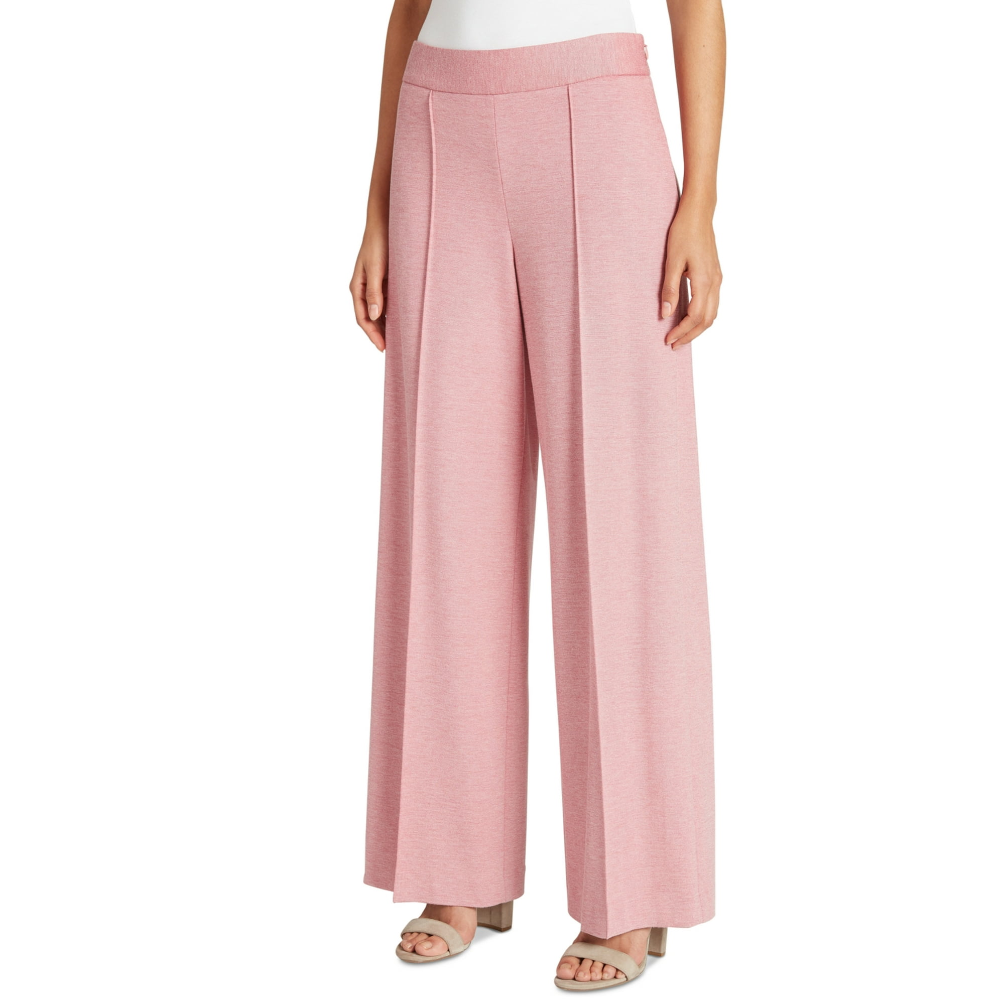 Tahari ASL Women's Wide Leg Pants Pink Size 6 - Walmart.com