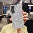 thumbnail image 2 of case for Samsung Galaxy S23 FE Glitter Case, Cute Sparkle Bling Shiny Diamond Women Girls Cases Rubber Slim Shockproof Drop Phone Protective Cover for Galaxy S23 FE (Silver), 2 of 8