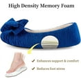 thumbnail image 2 of ULTRAIDEAS Women's Lightweight Bow-knot Ballerina Slippers House shoes, 2 of 4