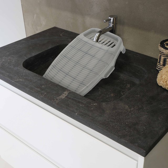 unbranded Washboard Doméstico Azul Con Gancho Para Colgar Y Antideslizante Práctico