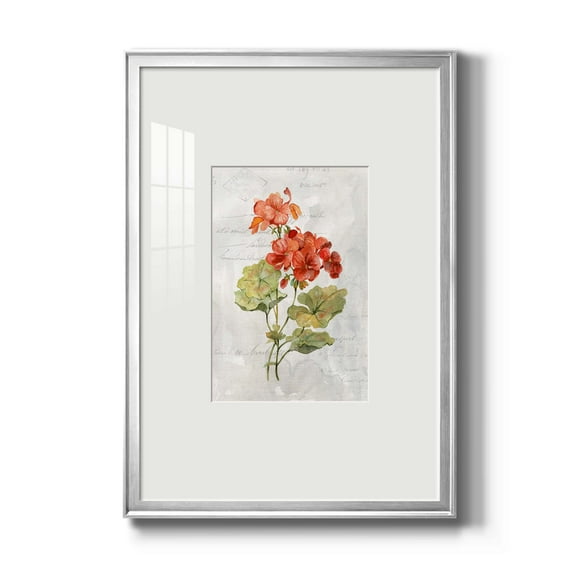Linen Geranium Premium Gallery Wrapped Canvas - Ready to Hang - 8 x 12