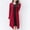 Wine, variant on Long Duster Cardigan for Women Long Sleeve Thumb Hole Loose Comfort Knit Cover Up Jacket for Summer Dress Layering Outerwear Navy XXL
