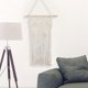 thumbnail image 3 of Decoración de pared con palitos de madera, colgante tejido para tapiz bohemio con borlas para el hogar, 3 of 8