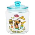 thumbnail image 1 of Tarro de cristal plateado con diseño de comida de Buffalo Scooby Doo, 15 cm, con tapa, 1 of 3