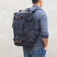 thumbnail image 1 of Mochila de lona para hombre, mochila para estudiantes de secundaria, mochila retro para computadora, bolso de viaje de gran capacidad, bolso para hombre, 1 of 6
