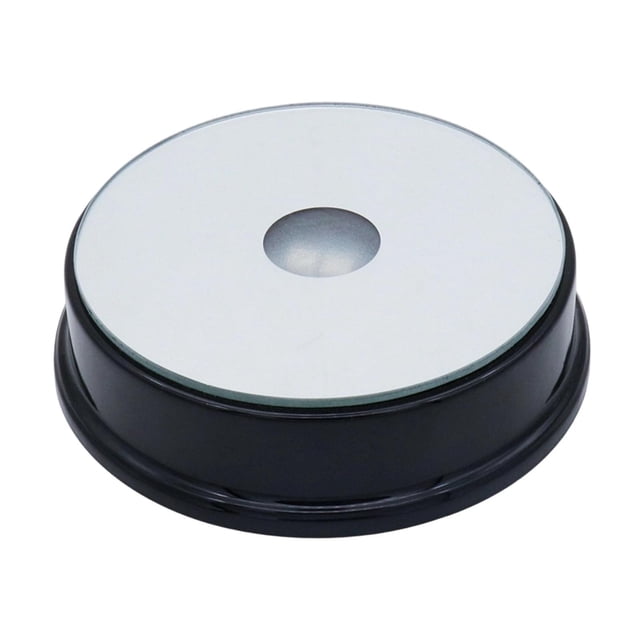 arctrm Durable Plastic LED Display Base Stand Multicolor Changing Lamp Holder for Glass Black