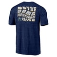 thumbnail image 3 of Men's Navy Notre Dame Fighting Irish Wavy Logo Tri-Blend T-Shirt, 3 of 3