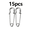 Silver, variant on CCOCC 15Pcs Big Pin,Thickened Steel for Strength Metal Pins,U-Groove for Secure Fixation Extra Large 70Mm Size Bronze Pins,Gold