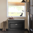 thumbnail image 1 of SoBuy FSR82-L-SCH, Hallway Shoe Bench Shoe Rack Shoe Cabinet With Flip-Drawer And Seat Cushion, 1 of 7