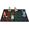 thumbnail image 2 of Classroom Rugs Elementary With Colorful Circle, Large Classroom Rug For Preschool Nursery Daycare, Educational Kids Carpet For Kindergarten-1x2ft, 2 of 6