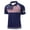 Blue2, variant on BUWTTED Mens Slim Fit T Shirts Festive Graphic Short Sleeve Polo Shirts Golf Sports Summer Casual Tops Red L