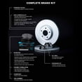 thumbnail image 3 of R1 Concepts Front Brakes and Rotors Kit |Front Brake Pads| Brake Rotors and Pads| Ceramic Brake Pads and Rotors |Hardware Kit WDWH1-03074, 3 of 5