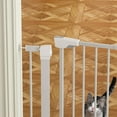thumbnail image 3 of TABU Dog Gate for Inside, 39"H Pet Gate for Doorway, 35.04"-37.8" Wide Extra Wide Pet Gate, White, 3 of 7