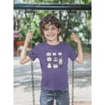 thumbnail image 2 of Kids Animals Drawing T-Shirt Toddler -Image by Shutterstock,  4 Toddler, 2 of 4