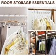 thumbnail image 4 of HeeHom Metal Space Saving Hangers for Closet – Heavy Duty Collapsible Clothes Organizer, Dorm Storage Essentials, Fits All Rods & Hangers – Maximize Wardrobe Space, 4 of 5