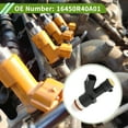 thumbnail image 2 of No.16450R40A01 Fuel Injector for Honda Civic Si 2.4 2012-2015 Flow Match Black Fuel Nozzle 1 Pc, 2 of 7