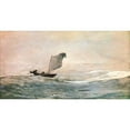 thumbnail image 3 of Homer, Winslow 14x9 Black Modern Framed Museum Art Print Titled - Blown Away, 3 of 5