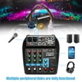thumbnail image 3 of Console de Mixage Sonore Portable Console aux Chemins Plus Effets Mixeur Audio avec USB, 3 of 8