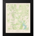thumbnail image 2 of USGS 15x17 Black Modern Framed Museum Art Print Titled - Byrds Texas Quad - USGS 1969, 2 of 5