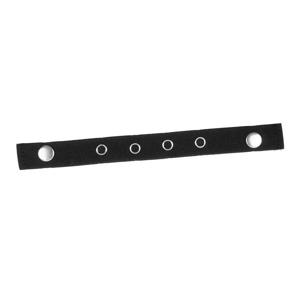 2pcs Cinturón de cintura sin hebilla Zulema Cinturón elástico de mo Negro
