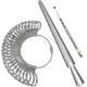 thumbnail image 1 of Herramienta de medición del calibrador de anillos, mandril de anillos de aluminio y medidores de dedos, 1 of 5