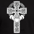 thumbnail image 3 of CafePress - Claddagh_Cross Men's Classic T Shirt - Men's Fitted T-Shirt, 3 of 4