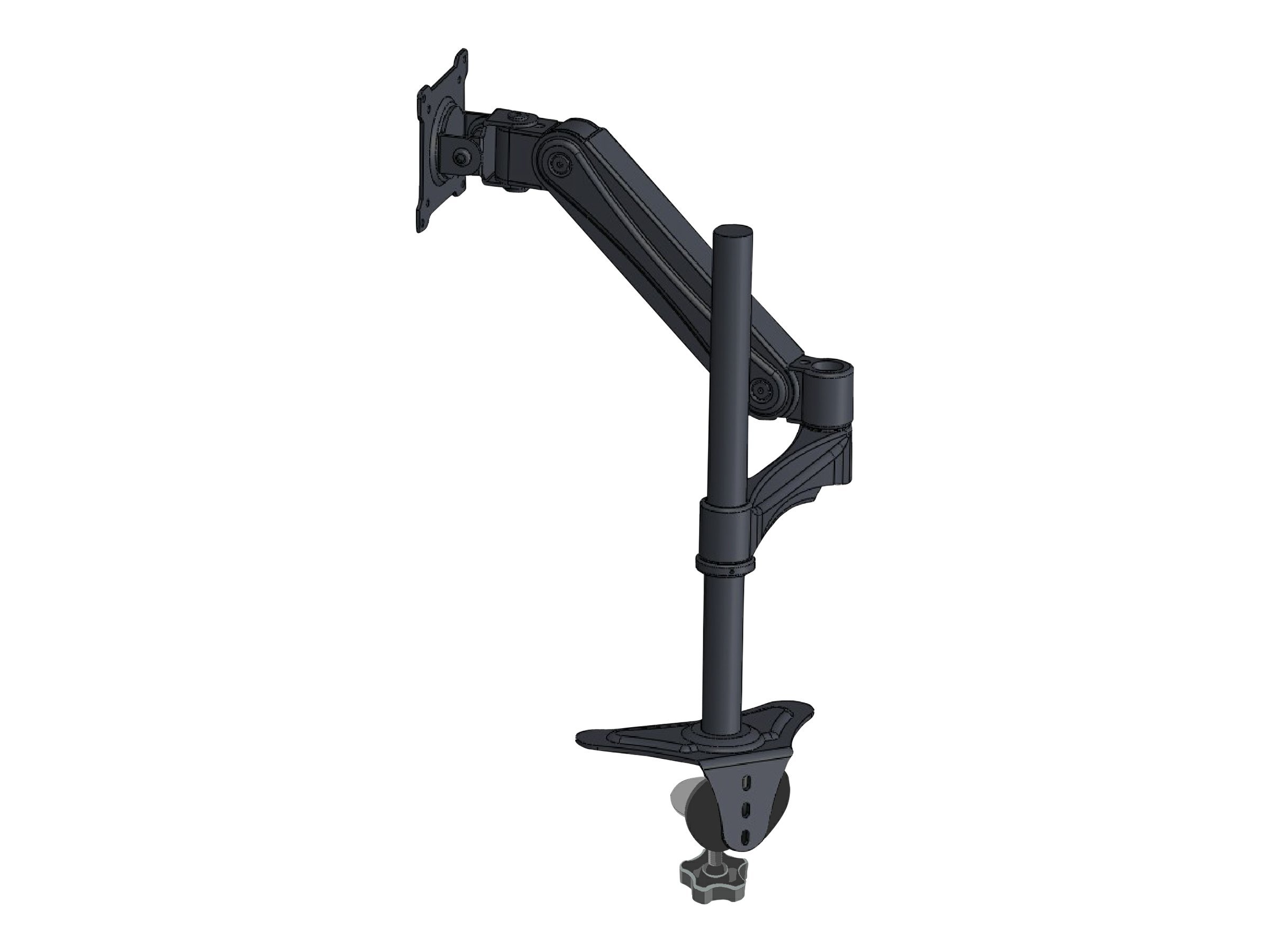 DoubleSight DS30PHS Single Monitor Flex Arm Deluxe Pole Style