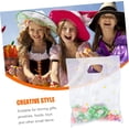 thumbnail image 3 of GFDYREE 200 pcs Small Lovely Disposable Gift One-off Pattern Plastic Bags Chic Tote Flower Bag, 3 of 7