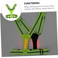 thumbnail image 3 of HUGFEGWE 2pcs LED Luminous Vest Reflective Vests Reflective Vest Running Gear Adjustable Reflective Vest Coat U2537-17031, 3 of 9