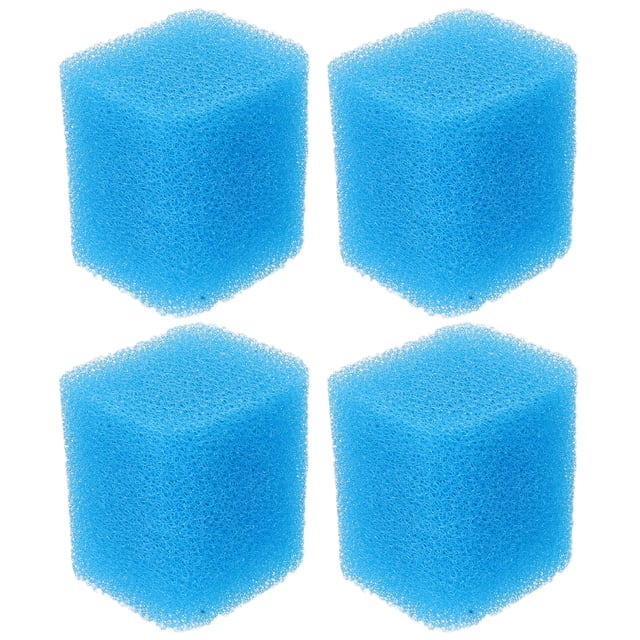 ColoMX 4 esponjas filtrantes para acuario, repuesto de filtro de acuario, espuma biológica para eliminar residuos, repuestos para acuario.