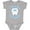 AC-Heather Grey, variant on I Got My First Tooth Baby Boy Boys or Girls Baby Bodysuit