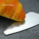 thumbnail image 4 of Stainless Steel Cake Spatula with Serrated Edge, Stainless Steel Spatula Suitable for Restaurants, Kitchens and Parties, 4 of 8