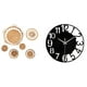 thumbnail image 1 of Manualidades de pared,Decoración para colgar en la pared,ratán artesanal tejido,Reloj de pared grande,Reloj de pared acrílico silencioso moderno,Reloj de pared grande para, 1 of 8