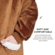 thumbnail image 3 of Manta portátil con capucha Bedsure Sherpa, forro polar para mujer, 3 of 6